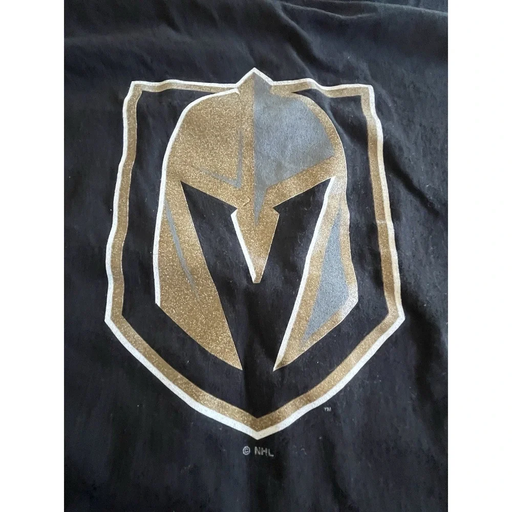 Golden Knights Short‎ Sleeve T-Shirt Men's Sz 2XL Black Gold